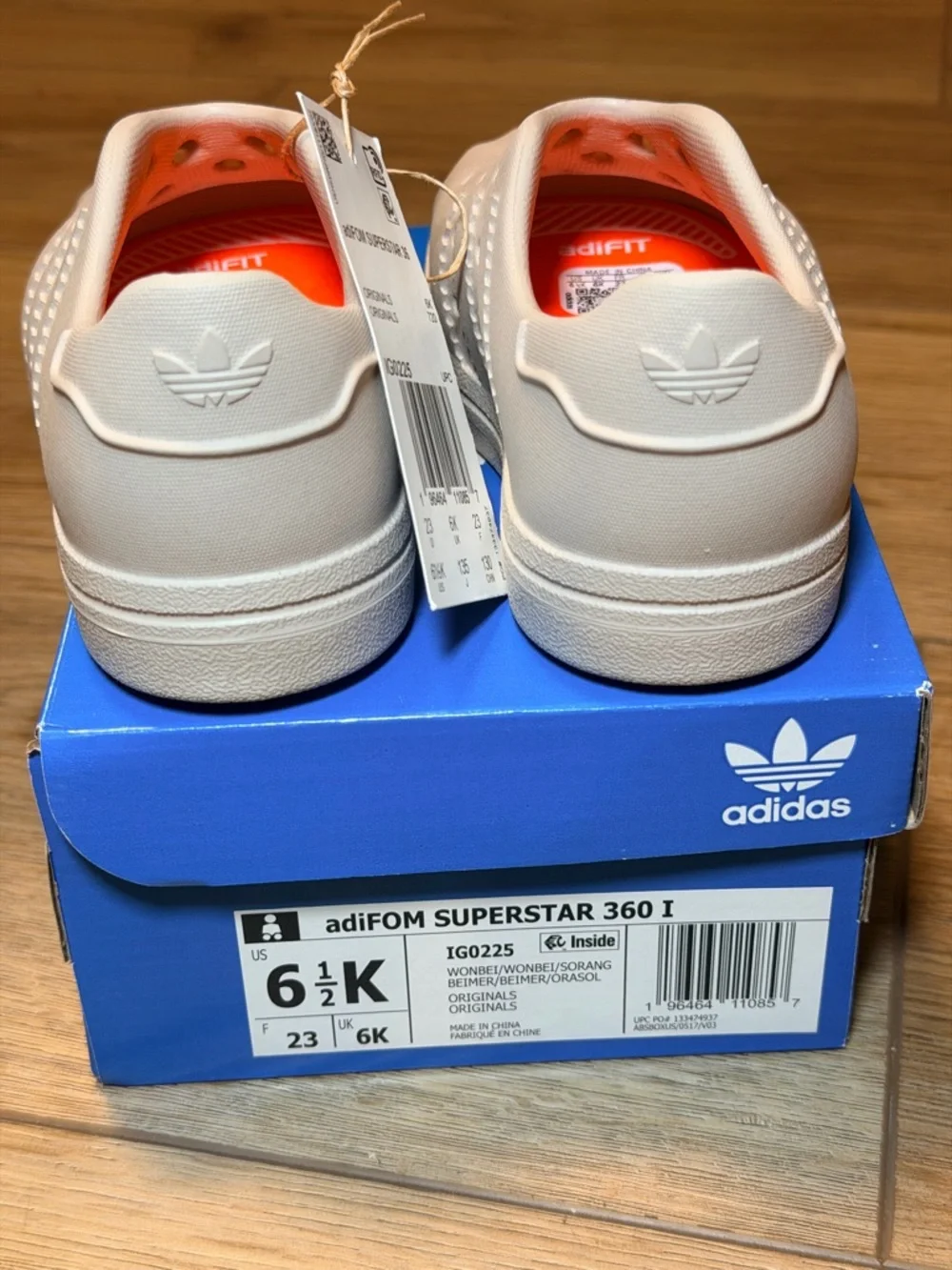adiFOM SUPERSTAR 360 I toddler size 6.5K